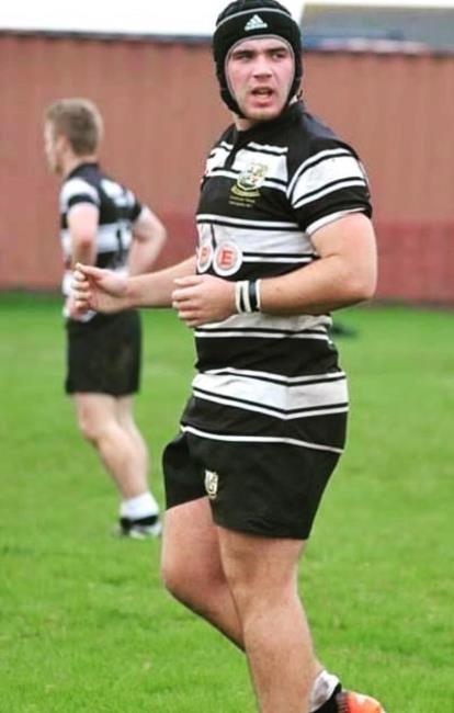 Jack looking good in his Quins kit